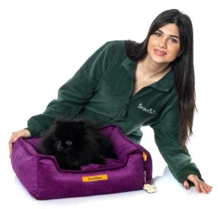 Introducing the Mylo Collection: Soft Velvet Fabric Hair Repellent Washable Dog Bed
