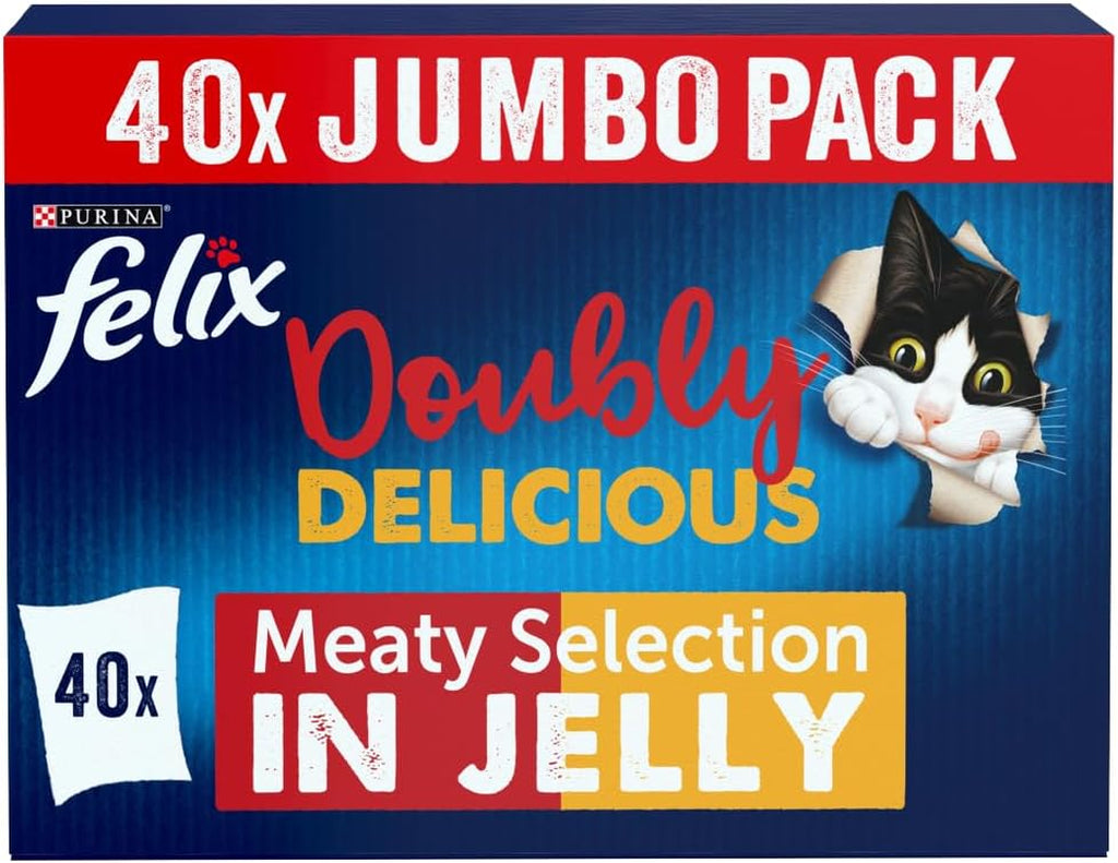 Doubly Delicious Meaty Cat Food 40X100G