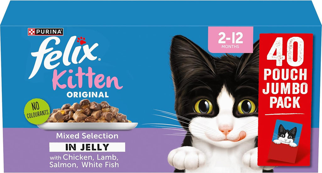 ORIGINAL Kitten Mixed Menu in Jelly Wet Cat Food 40X85G