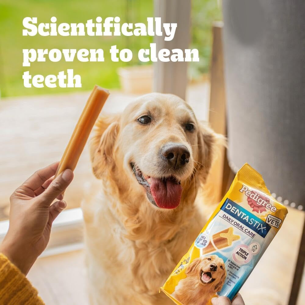 Dentastix 112 Sticks Functional Snacks, Daily Dental Chews for Medium Dogs (10 - 25 Kg), Megapack